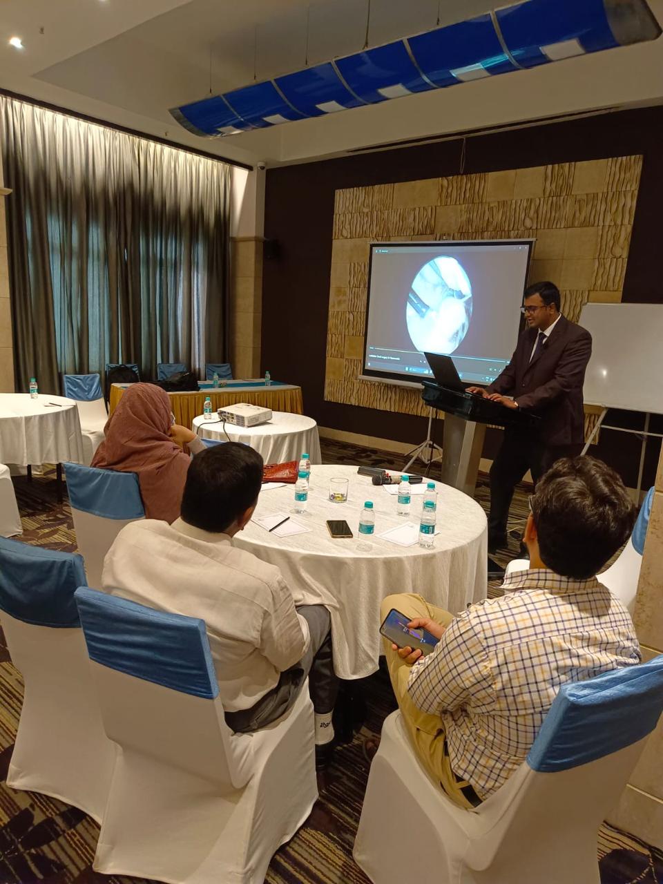 Dr. Naseer at a regional CME program